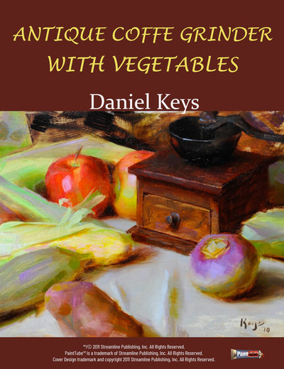 Daniel Keys: Antique Coffee Grinder and Vegetables