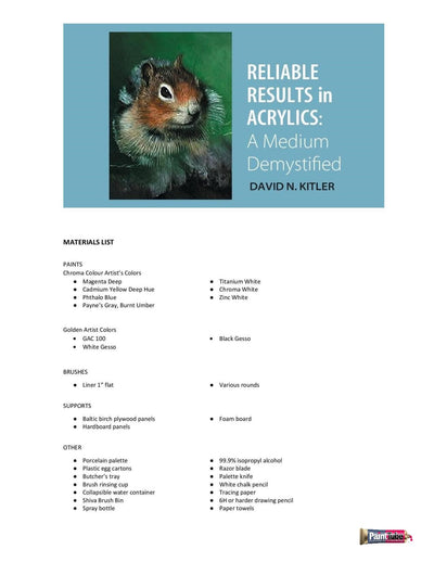 David N. Kitler: Reliable Results in Acrylics: A Medium Demystified