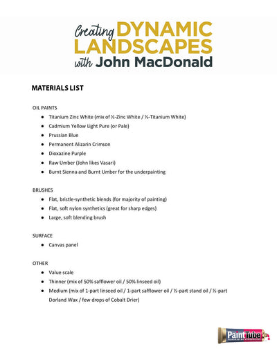 John MacDonald: Creating Dynamic Landscapes