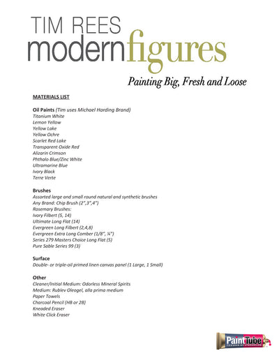 Tim Rees: Modern Figures: Painting Big, Fresh and Loose