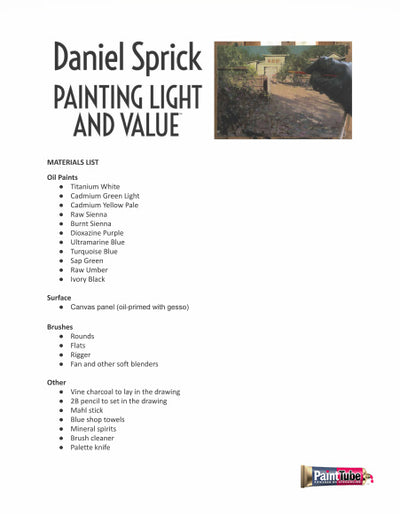 Daniel Sprick: Painting Light and Value