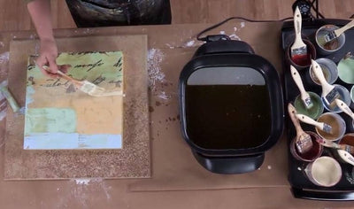 Serena Barton: Wabi-Sabi Art Style Hot Wax, Cold Wax & Plaster