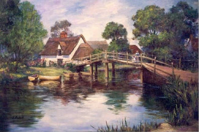 Johnnie Liliedahl: Reflections at Flatford Bridge