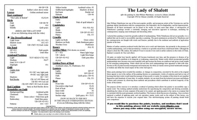 Johnnie Liliedahl: The Lady of Shalott