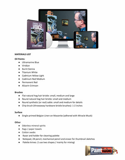 Steve Curry: Finding Your Voice: Painting with Creative Expression