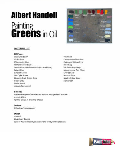 Albert Handell: Painting Greens In Oil