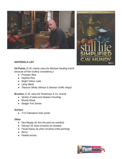 C.W. Mundy: Still Life Simplified - Master Values to Create Believable Paintings