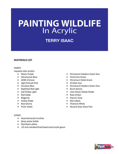 Terry Isaac: Painting Wildlife in Acrylic