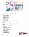 Watercolor 4 Video Beginner Bundle