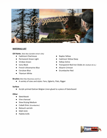 Nicholas Coleman: Storypainting: Creating Emotion with Your Brush