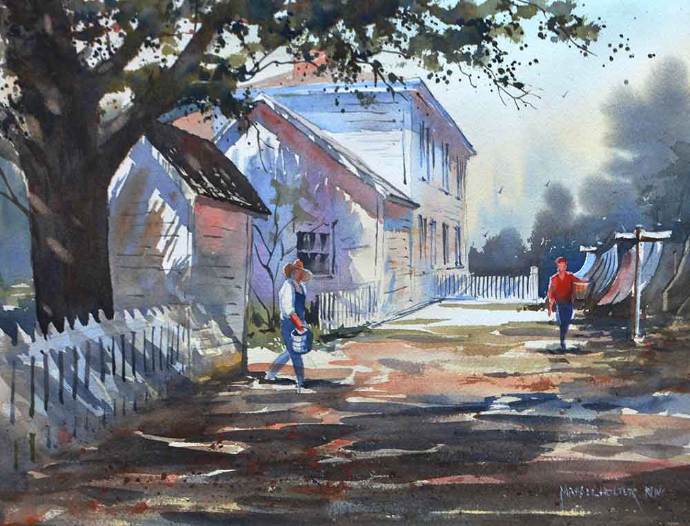 Michael Holter: Watercolor from Photos