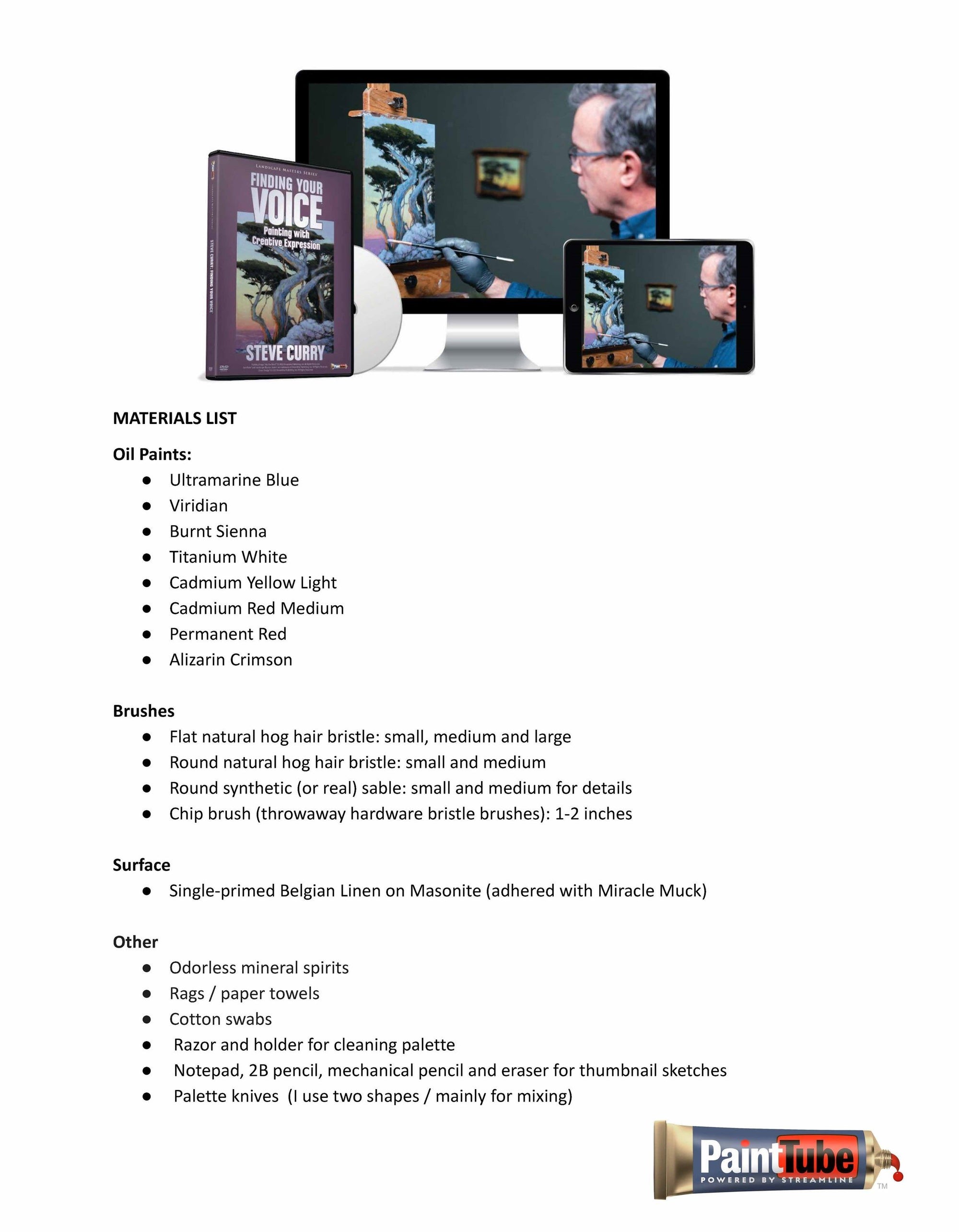 Steve Curry: Finding Your Voice: Painting with Creative Expression