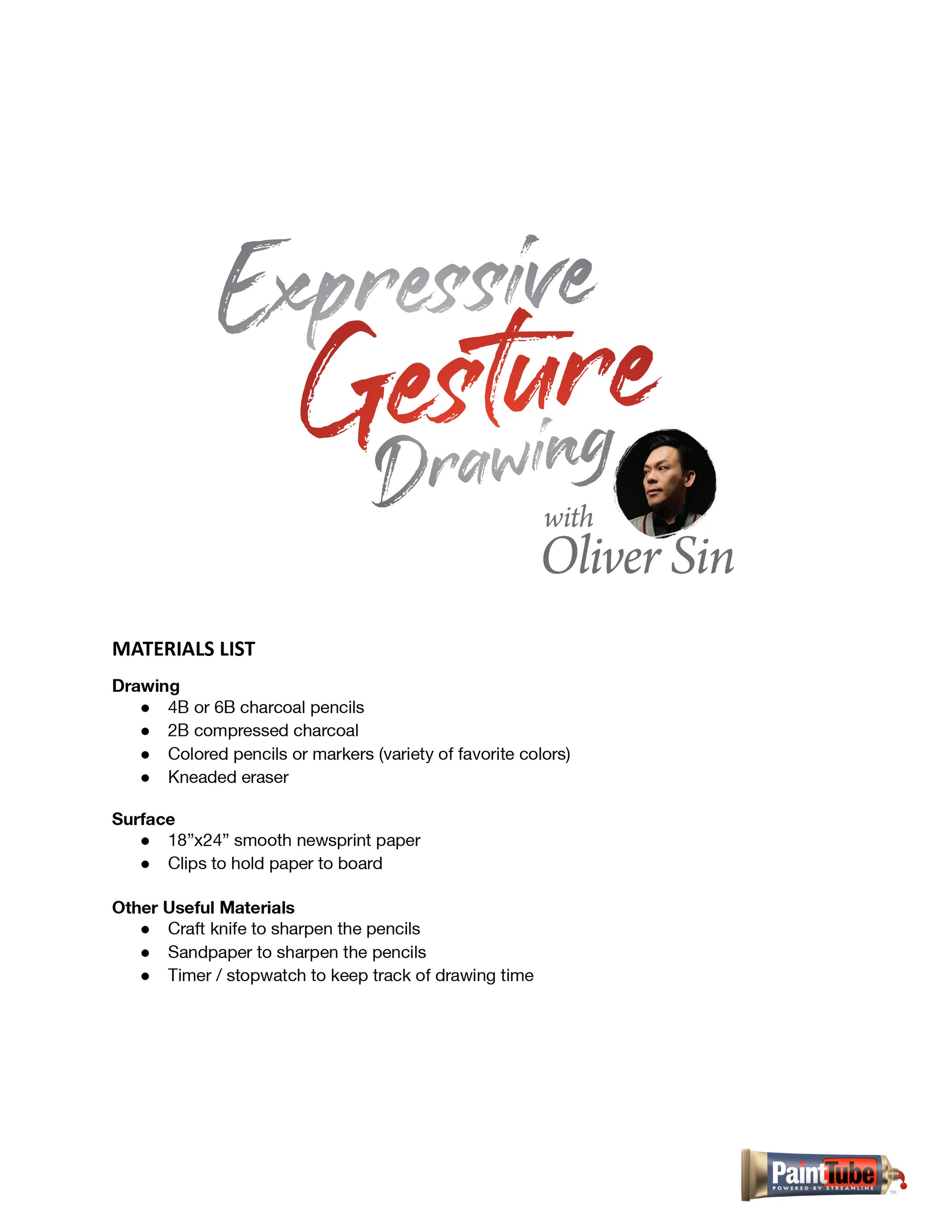 Oliver Sin: Expressive Gesture Drawing